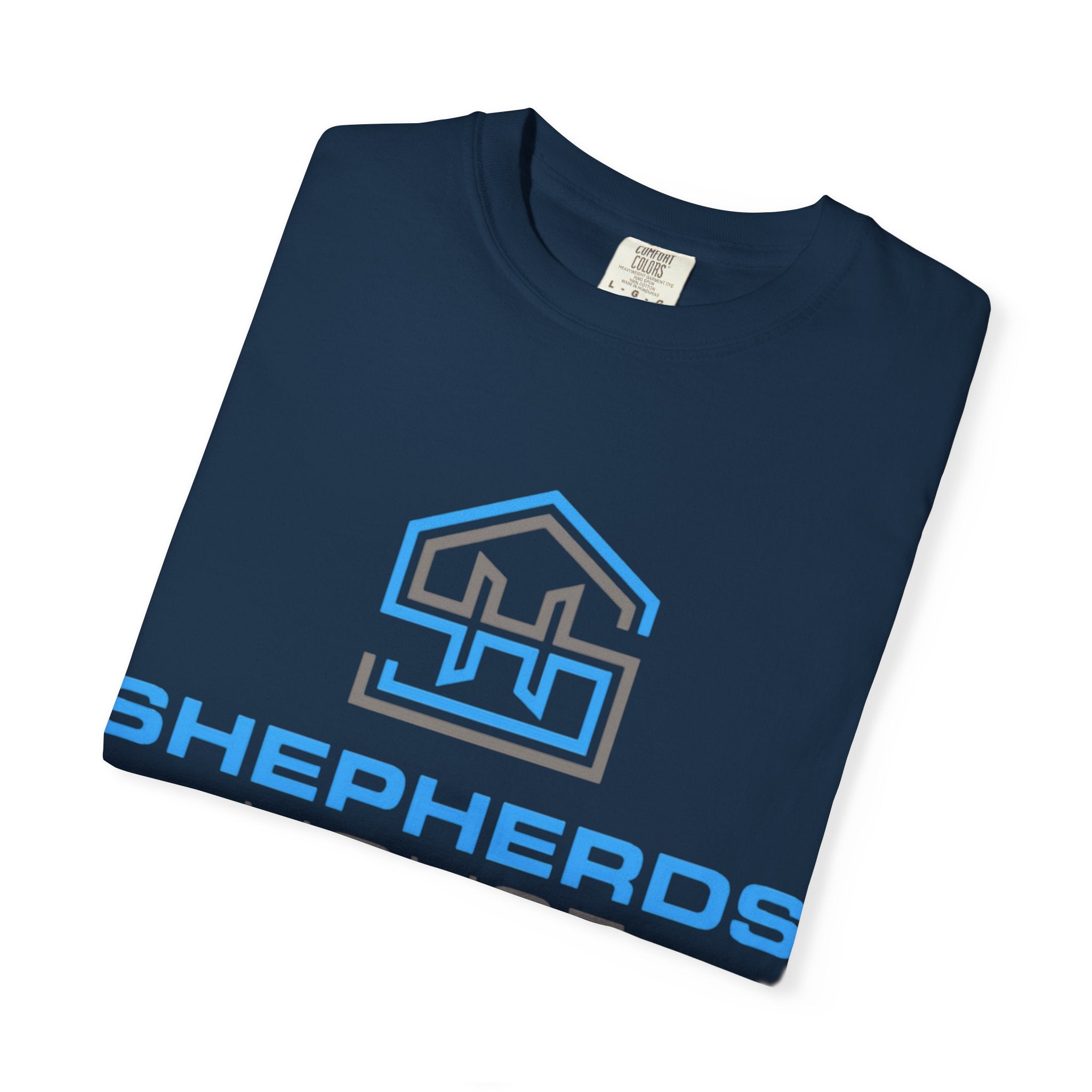 Shepherds House Logo T-Shirt | Progress Over Perfection Back Print