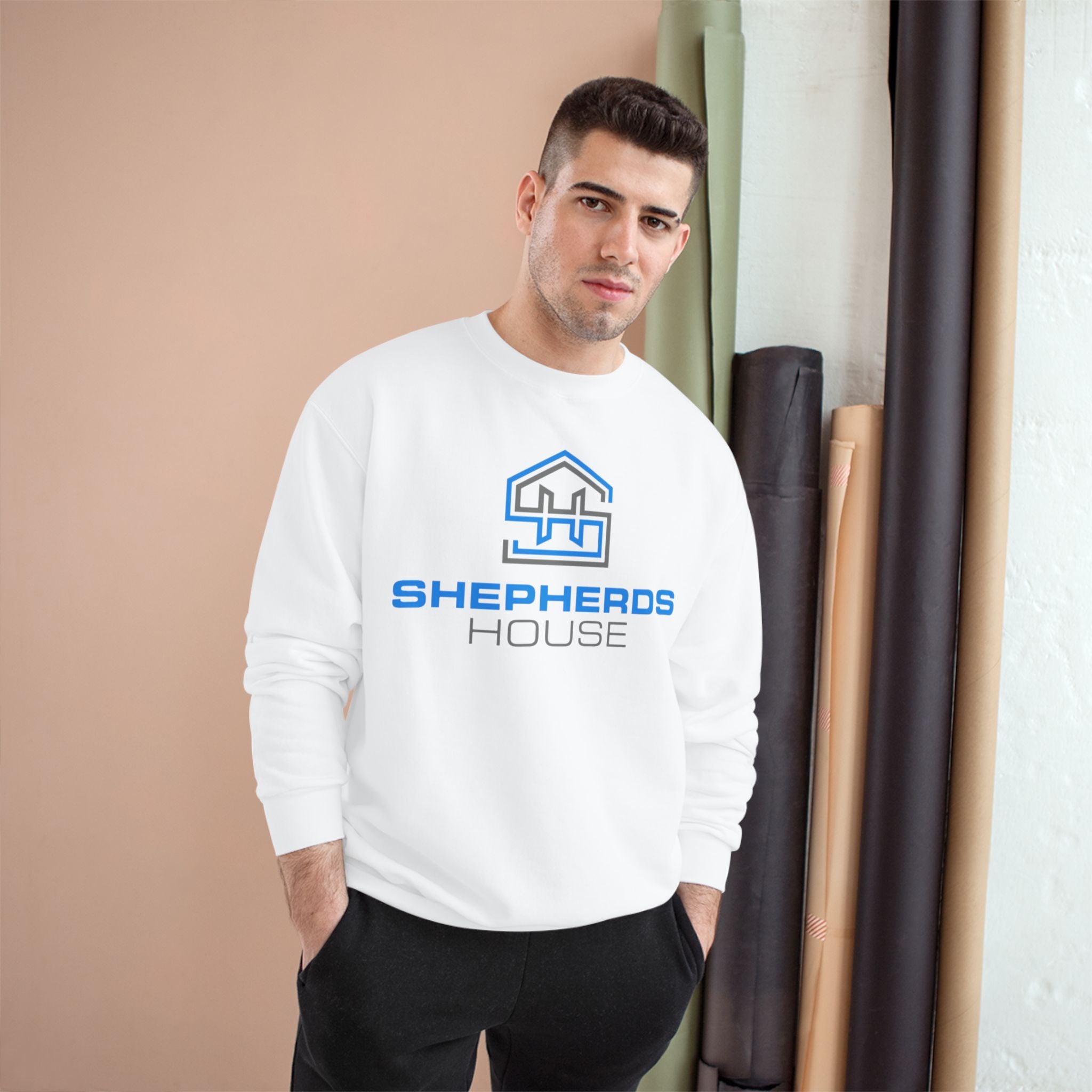 Shepherds House Logo Sweatshirt |Champion Last House On The Left Back Print