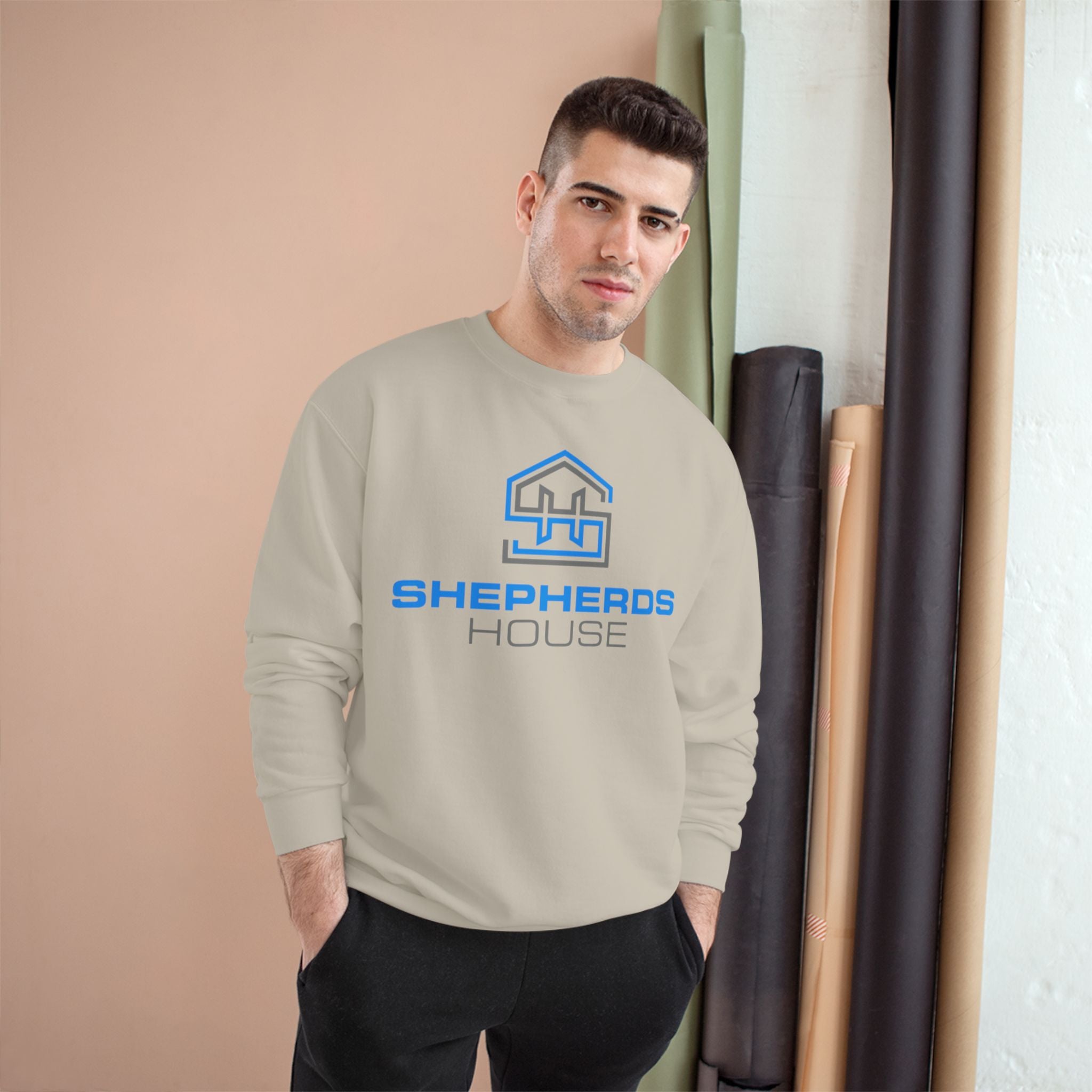 Shepherds House Logo Sweatshirt |Champion Last House On The Left Back Print