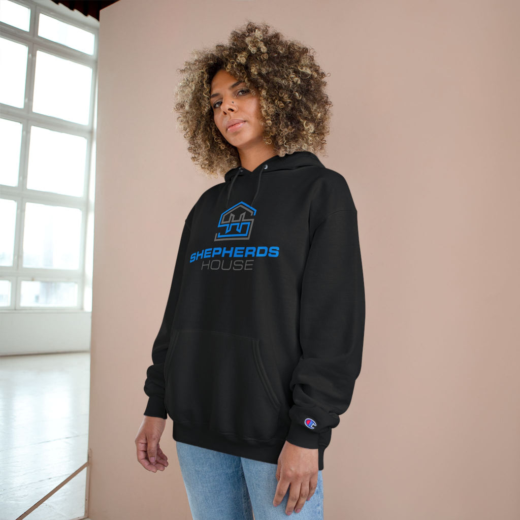 Shepherds House Logo Hoodie | Champion Blood In Blood Out Graphic Hoodie
