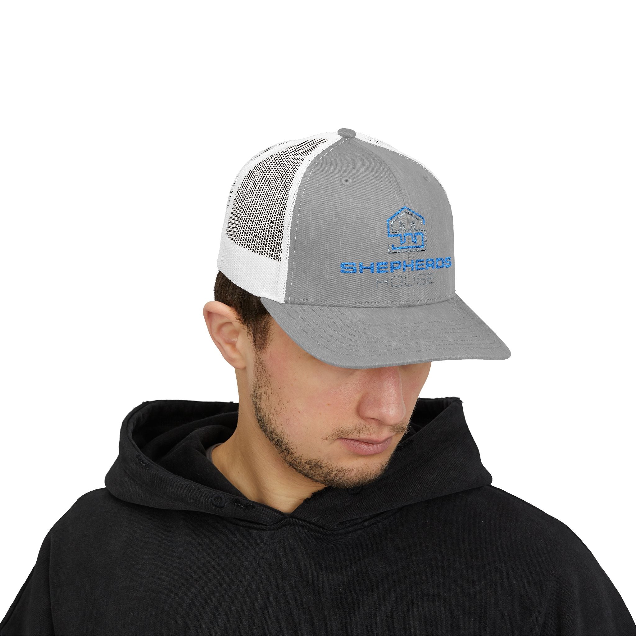 Shepherds House Logo Snapback Cap | Trucker Hat, Mesh Back