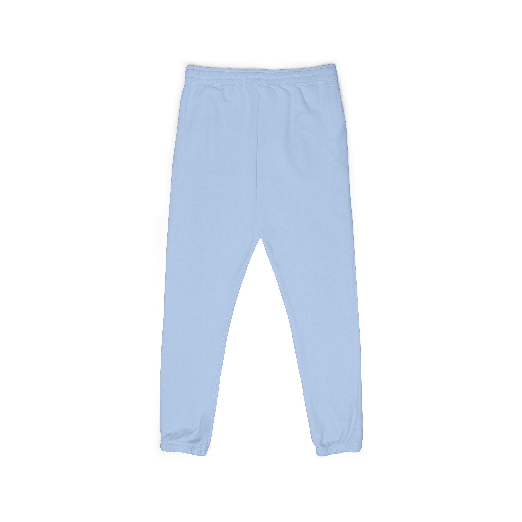 Blue Surfing Whale Sweatpants | Small Chest Logo