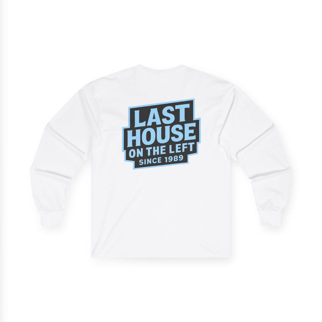 Shepherds House Long Sleeve Tee | Last House On The Left Back Logo
