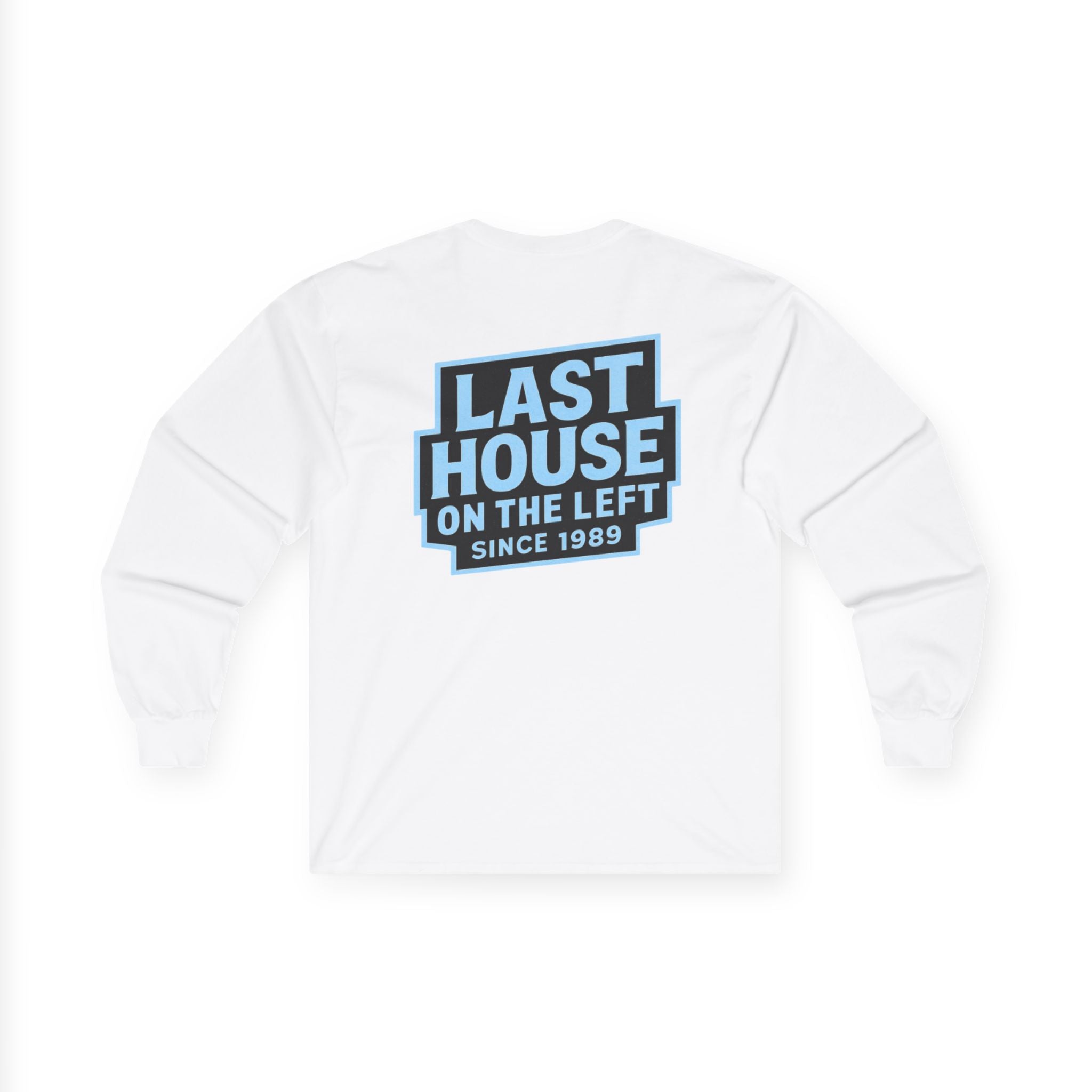 Shepherds House Long Sleeve Tee | Last House On The Left Back Logo