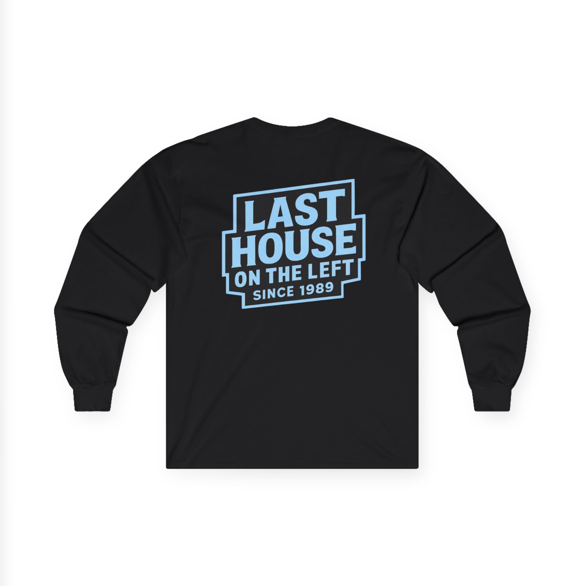 Shepherds House Long Sleeve Tee | Last House On The Left Back Logo