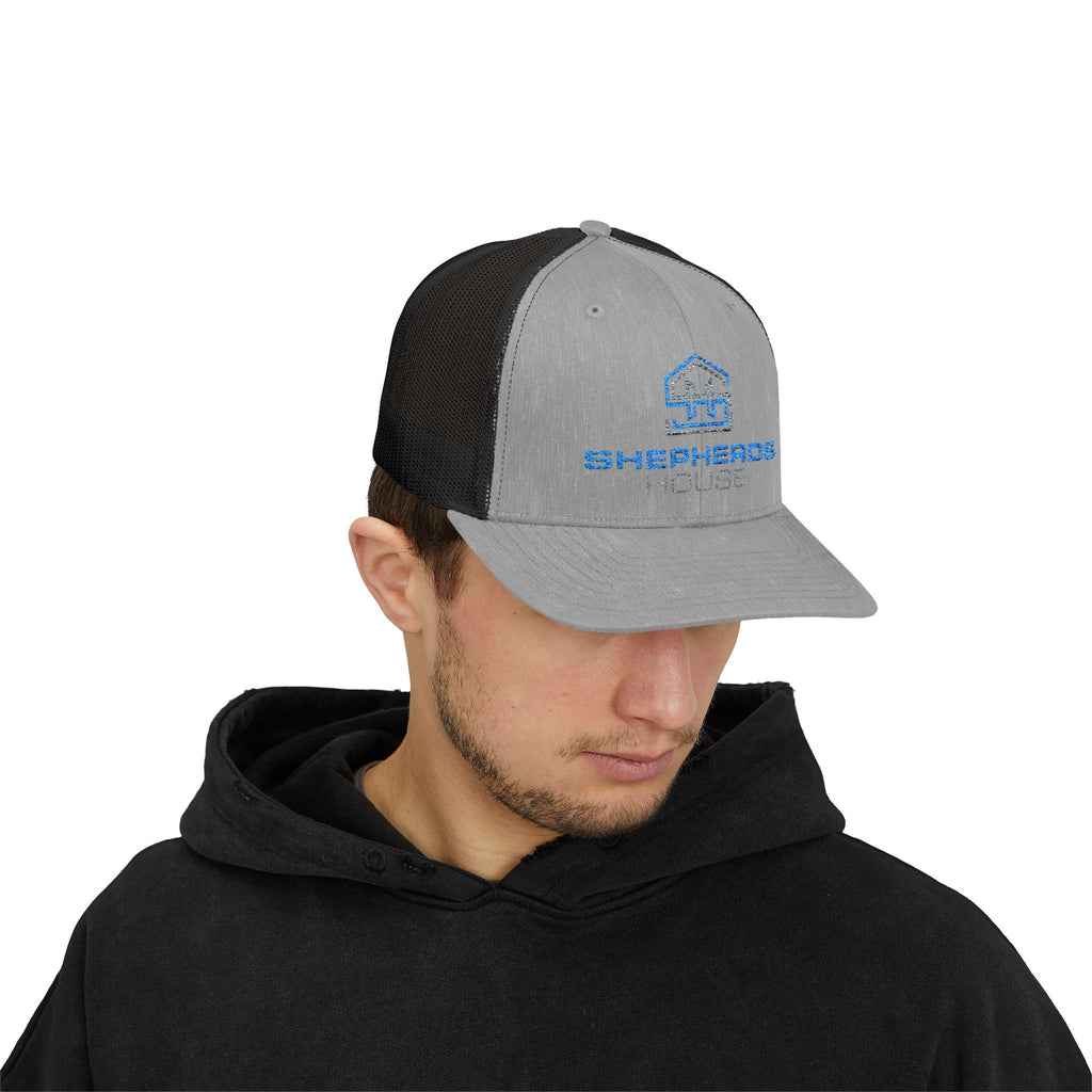 Shepherds House Logo Snapback Cap | Trucker Hat, Mesh Back