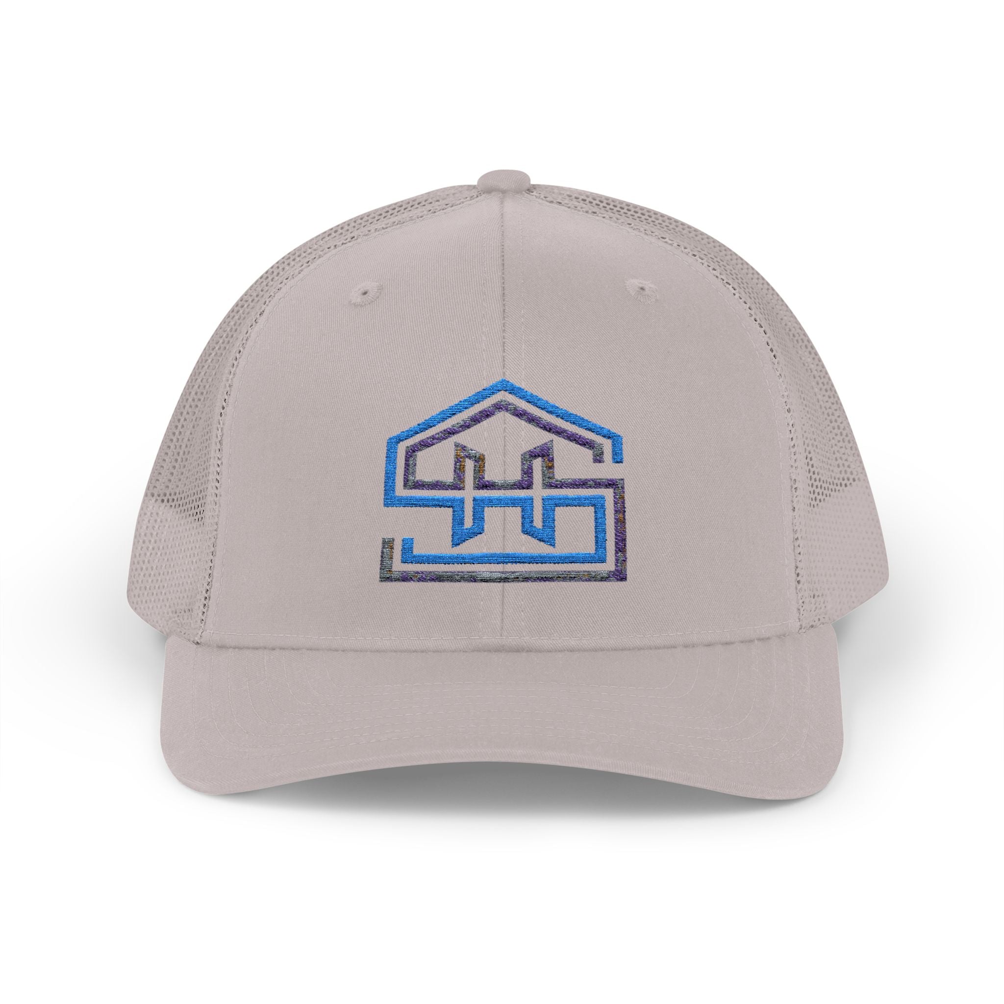 Geometric Monogram House Logo Cap | Snapback Trucker Cap
