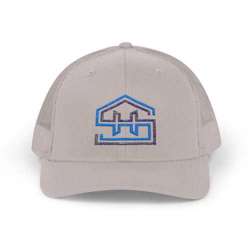 Geometric Monogram House Logo Cap | Snapback Trucker Cap