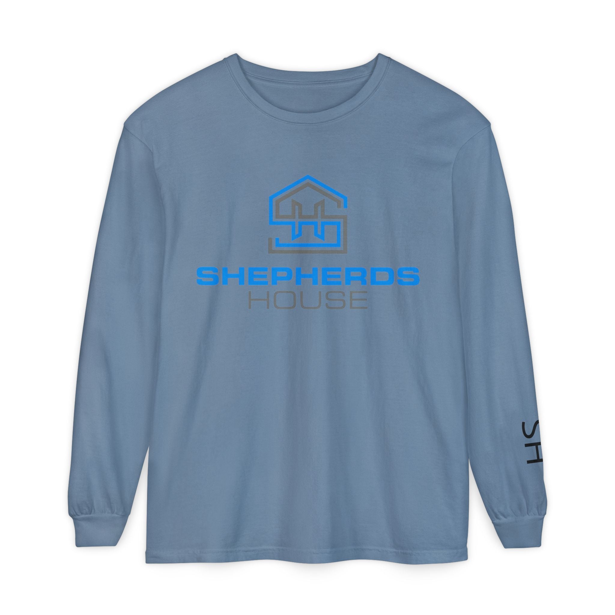Shepherds House logo Coach Long Sleeve Shirt | Church Ministry Tee