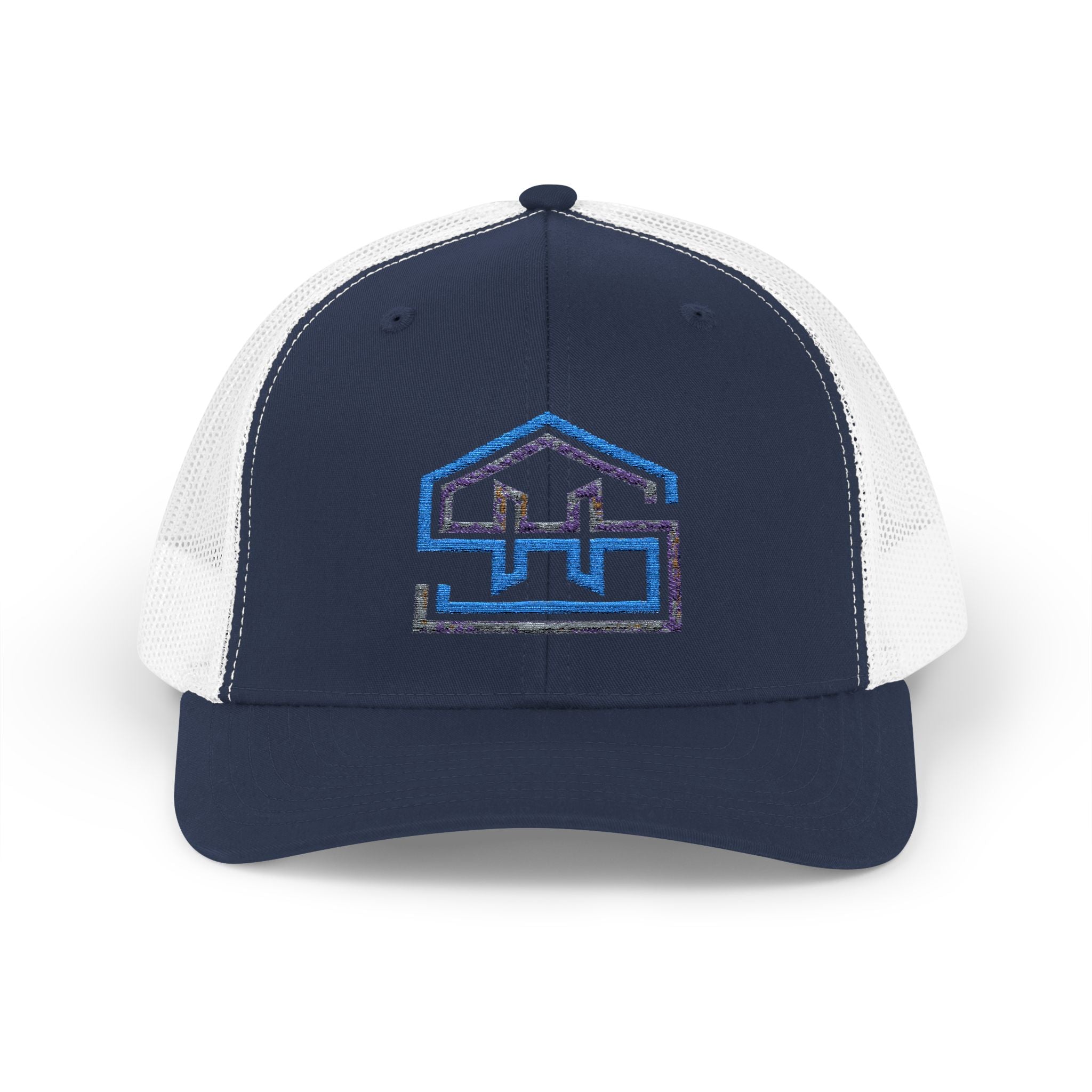 Geometric Monogram House Logo Cap | Snapback Trucker Cap