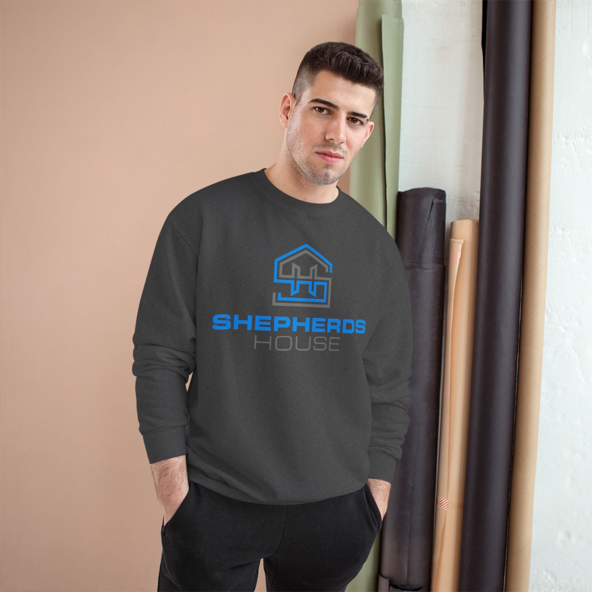 Shepherds House Logo Sweatshirt |Champion Last House On The Left Back Print