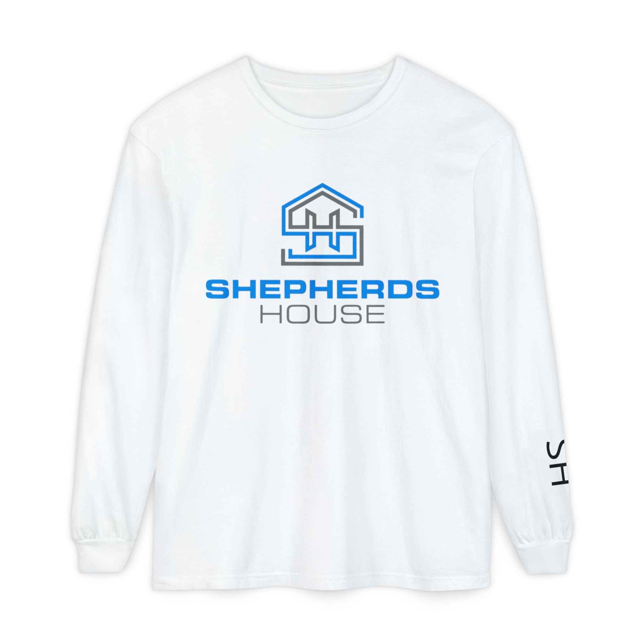 Shepherds House logo Coach Long Sleeve Shirt | Church Ministry Tee