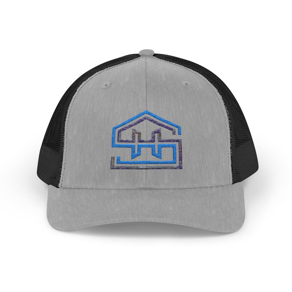 Geometric Monogram House Logo Cap | Snapback Trucker Cap