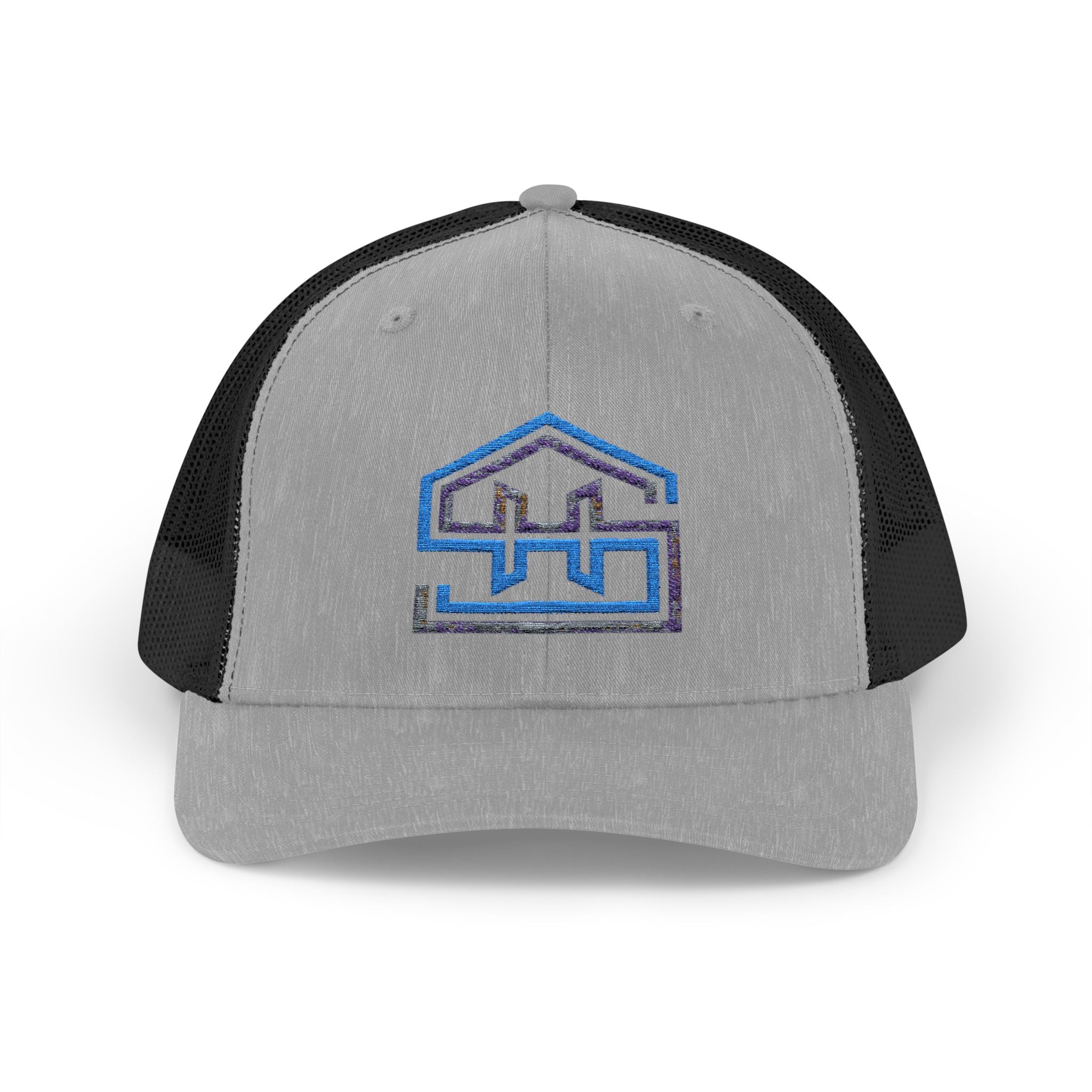 Geometric Monogram House Logo Cap | Snapback Trucker Cap