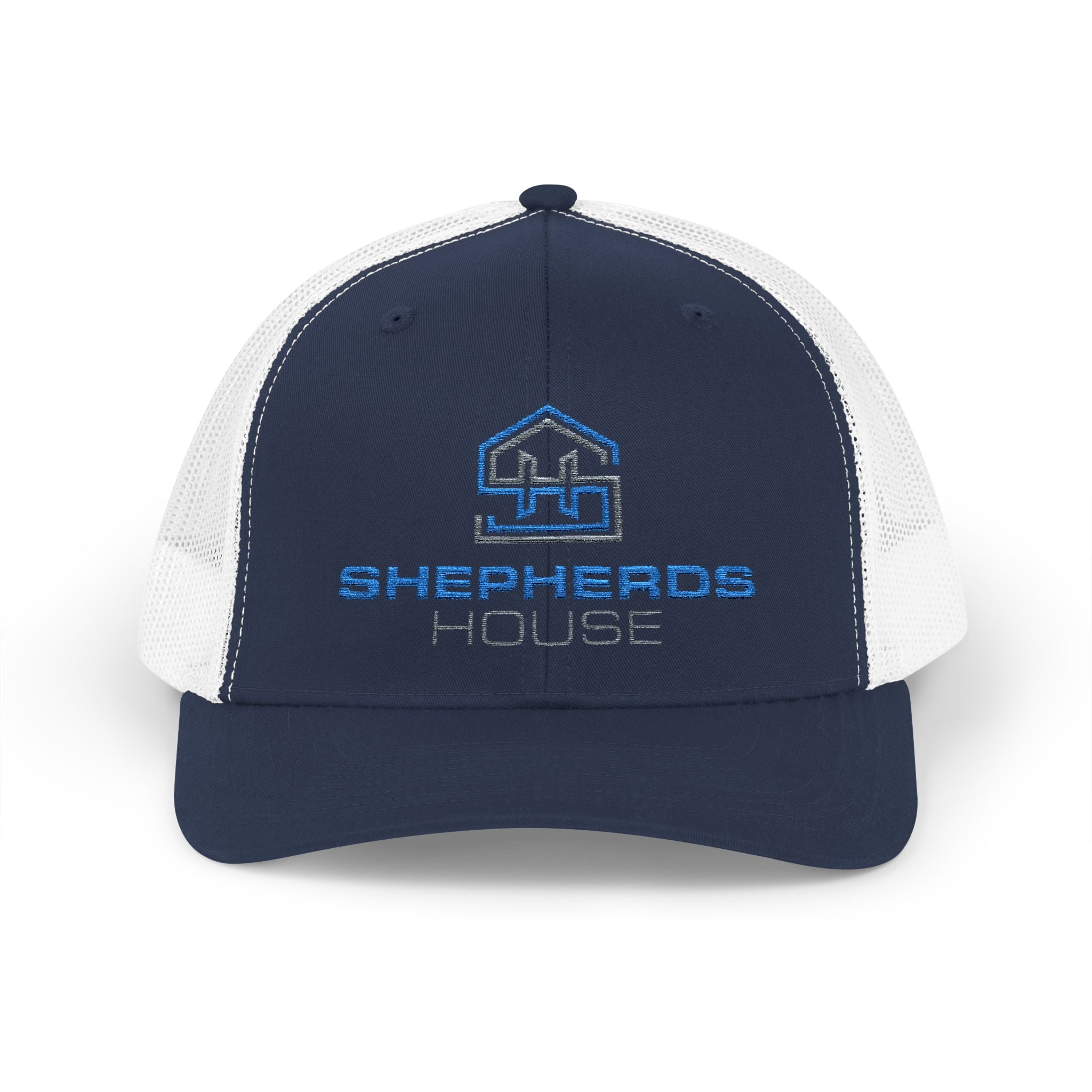 Shepherds House Logo Snapback Cap | Trucker Hat, Mesh Back