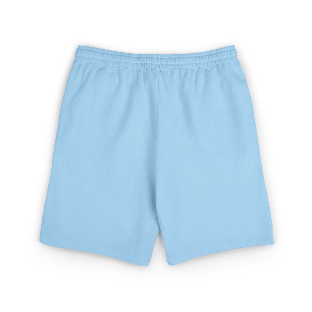 Sheepshead House logo Sweat Shorts | Minimal cabin logo shorts