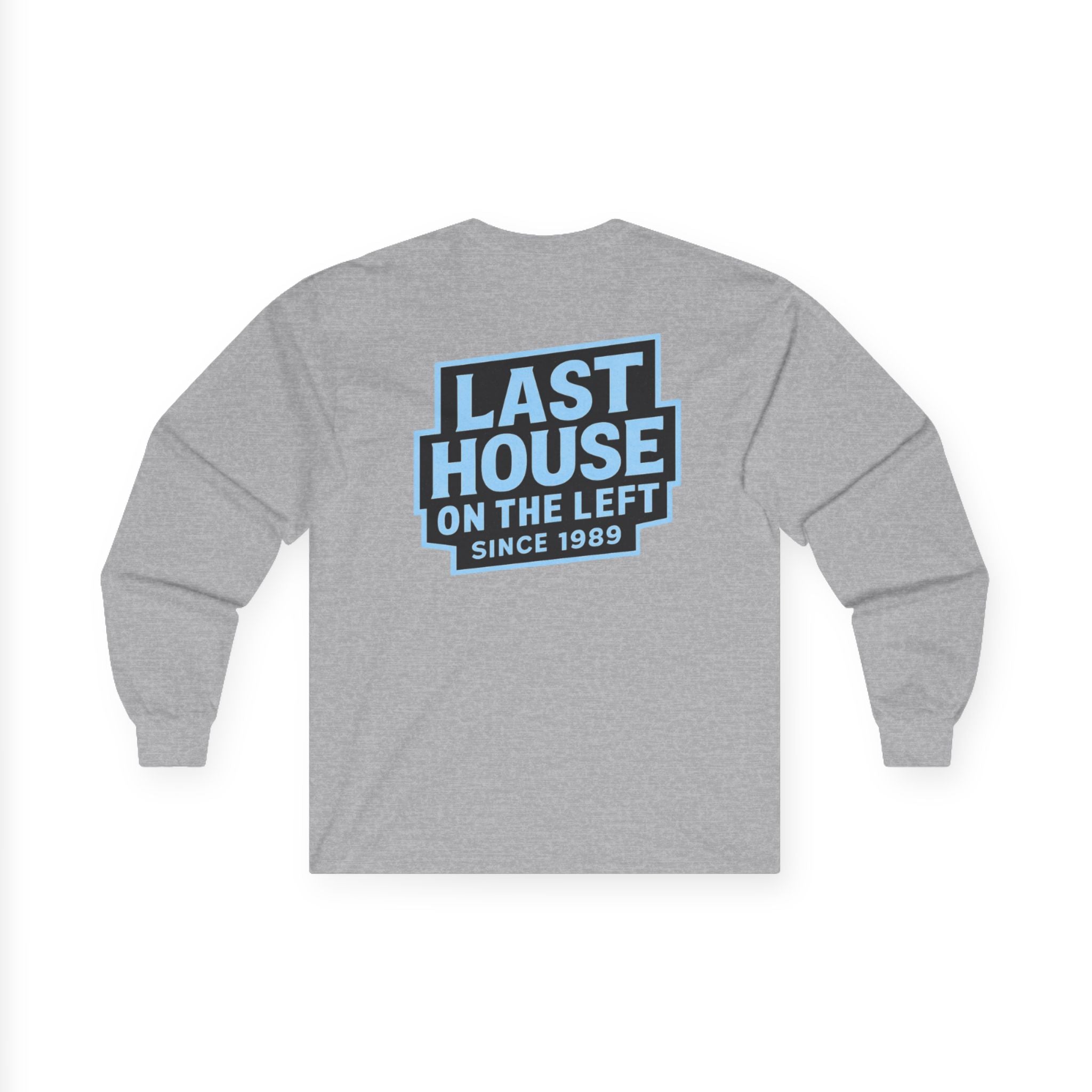 Shepherds House Long Sleeve Tee | Last House On The Left Back Logo