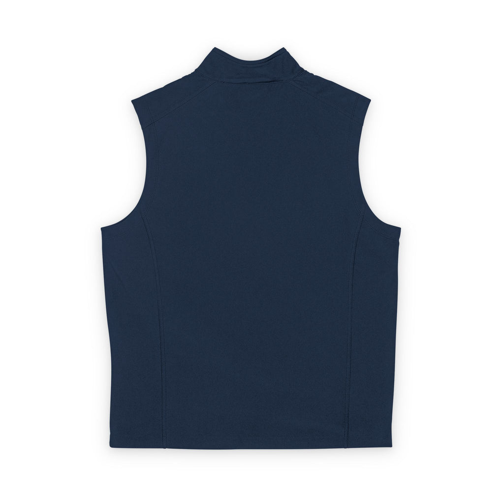 Blue Camo Airplane Embroidery Vest | Soft Shell Vest