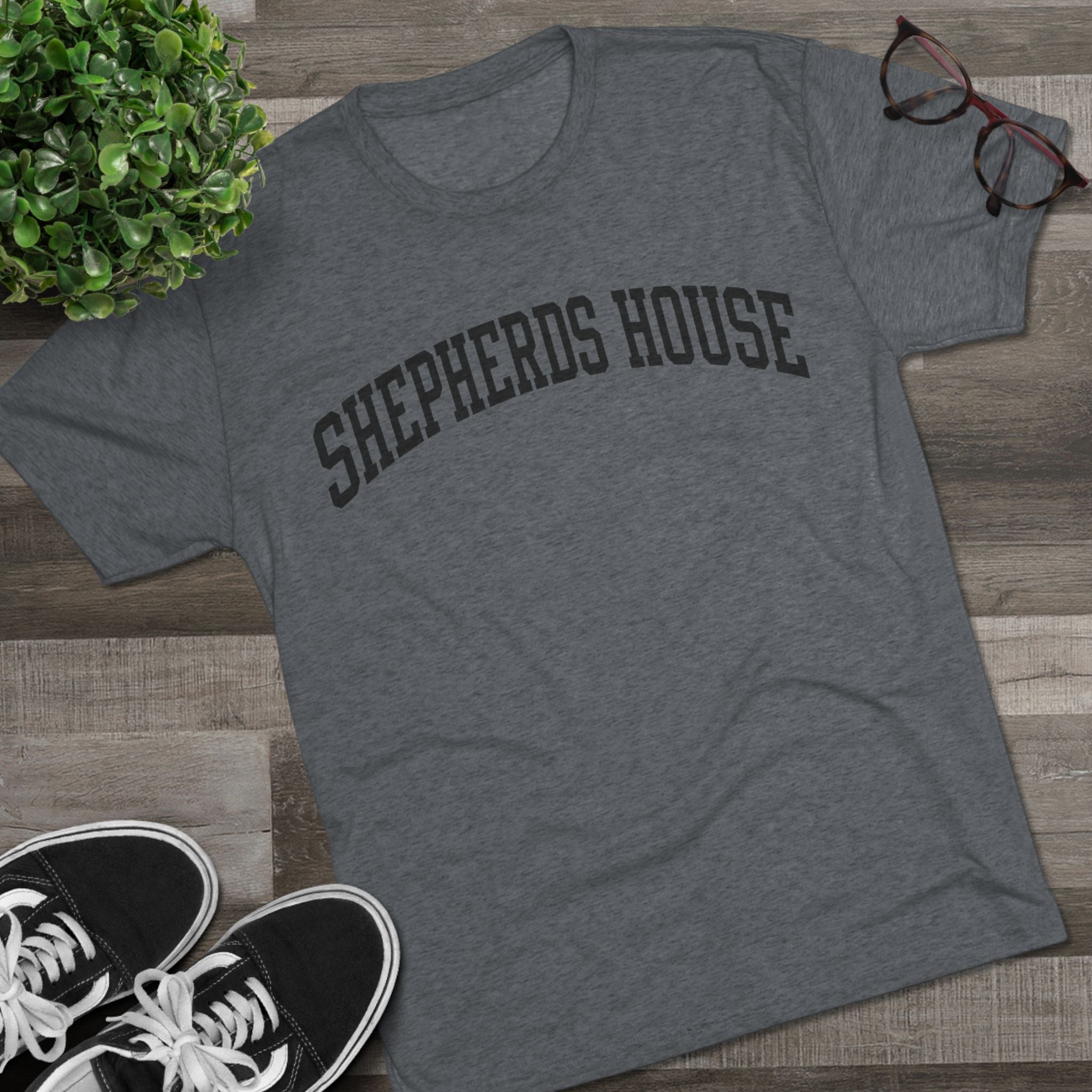 Homesafe Roofing Logo T-Shirt — Small Back Logo Crew Tee
