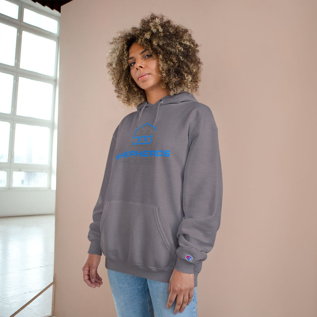 Shepherds House Logo Hoodie | Champion Blood In Blood Out Graphic Hoodie