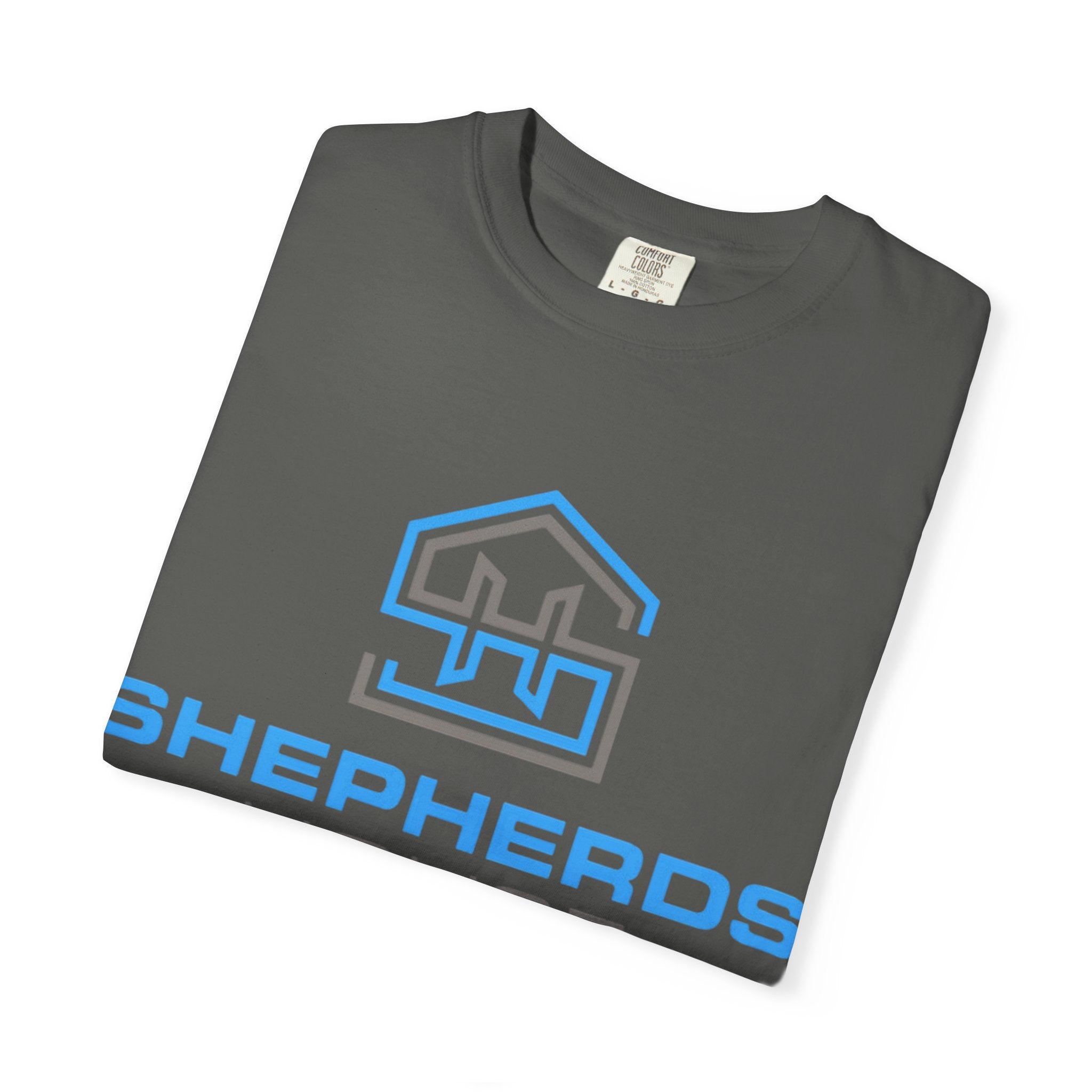 Shepherds House Logo T-Shirt | Progress Over Perfection Back Print
