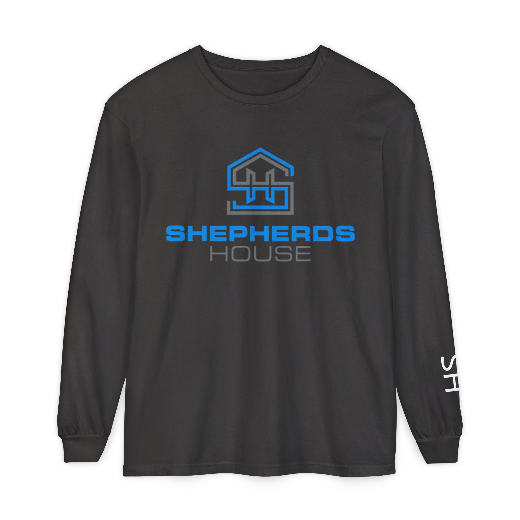 Shepherds House logo Coach Long Sleeve Shirt | Church Ministry Tee
