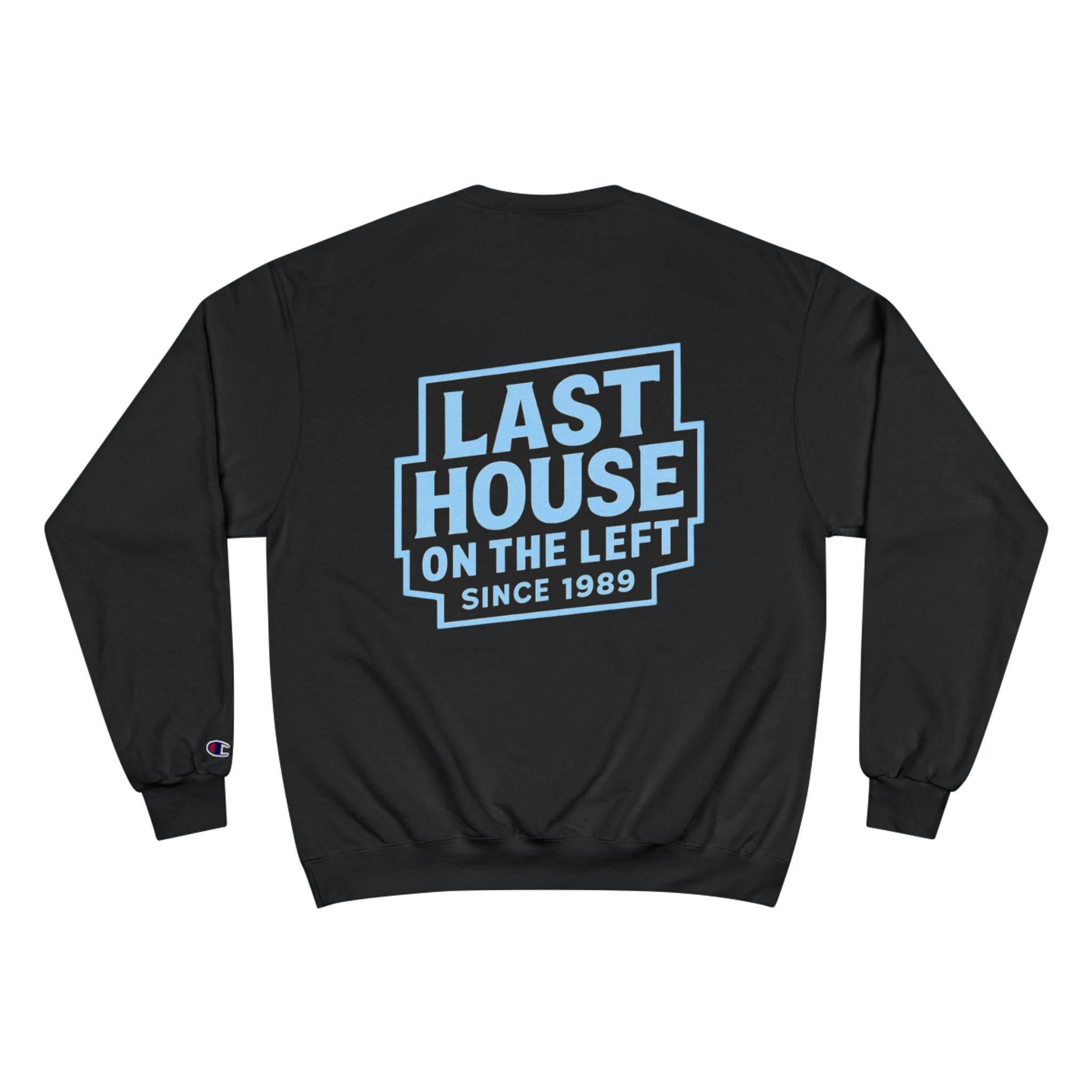 Shepherds House Logo Sweatshirt |Champion Last House On The Left Back Print
