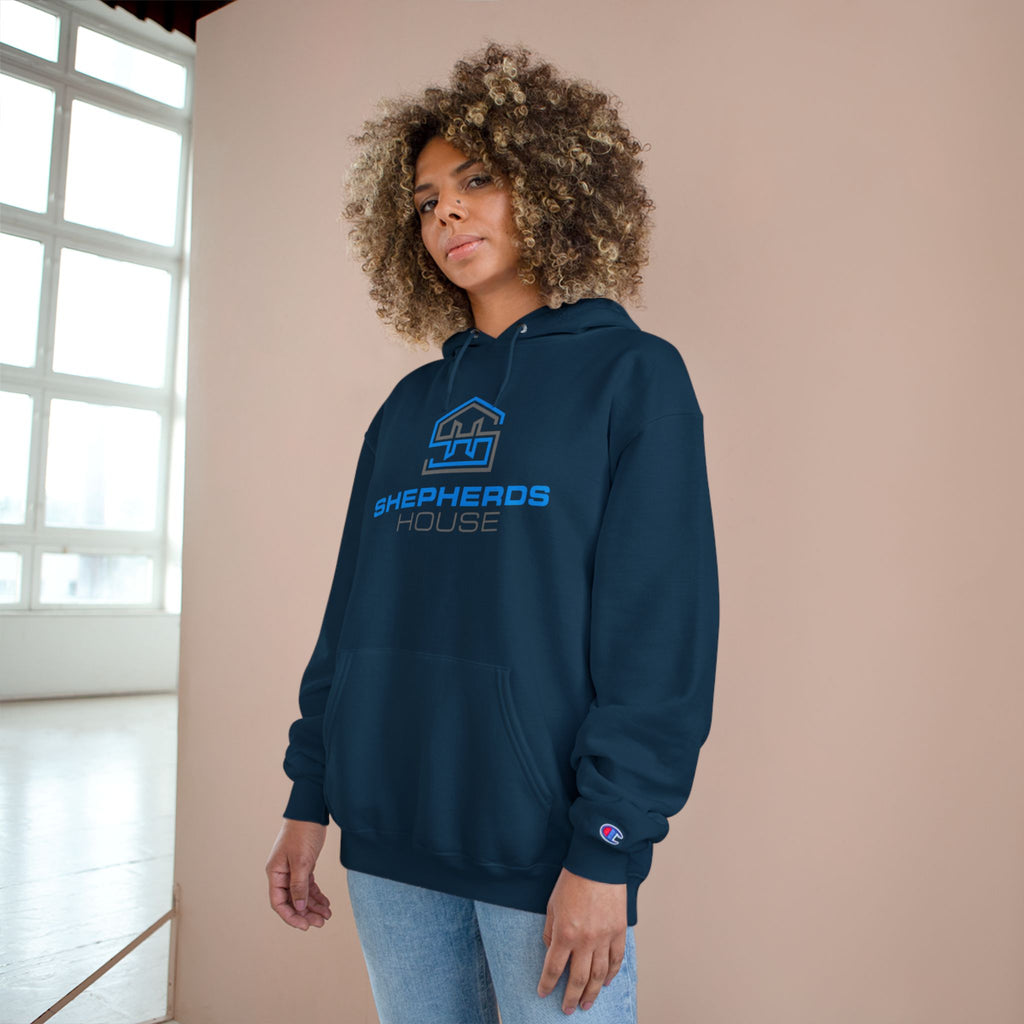 Shepherds House Logo Hoodie | Champion Blood In Blood Out Graphic Hoodie