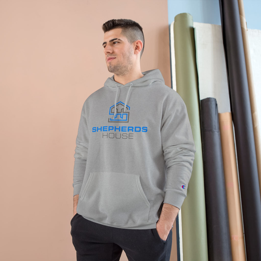 Shepherds House Logo Hoodie | Champion Blood In Blood Out Graphic Hoodie