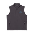 Blue Camo Airplane Embroidery Vest | Soft Shell Vest