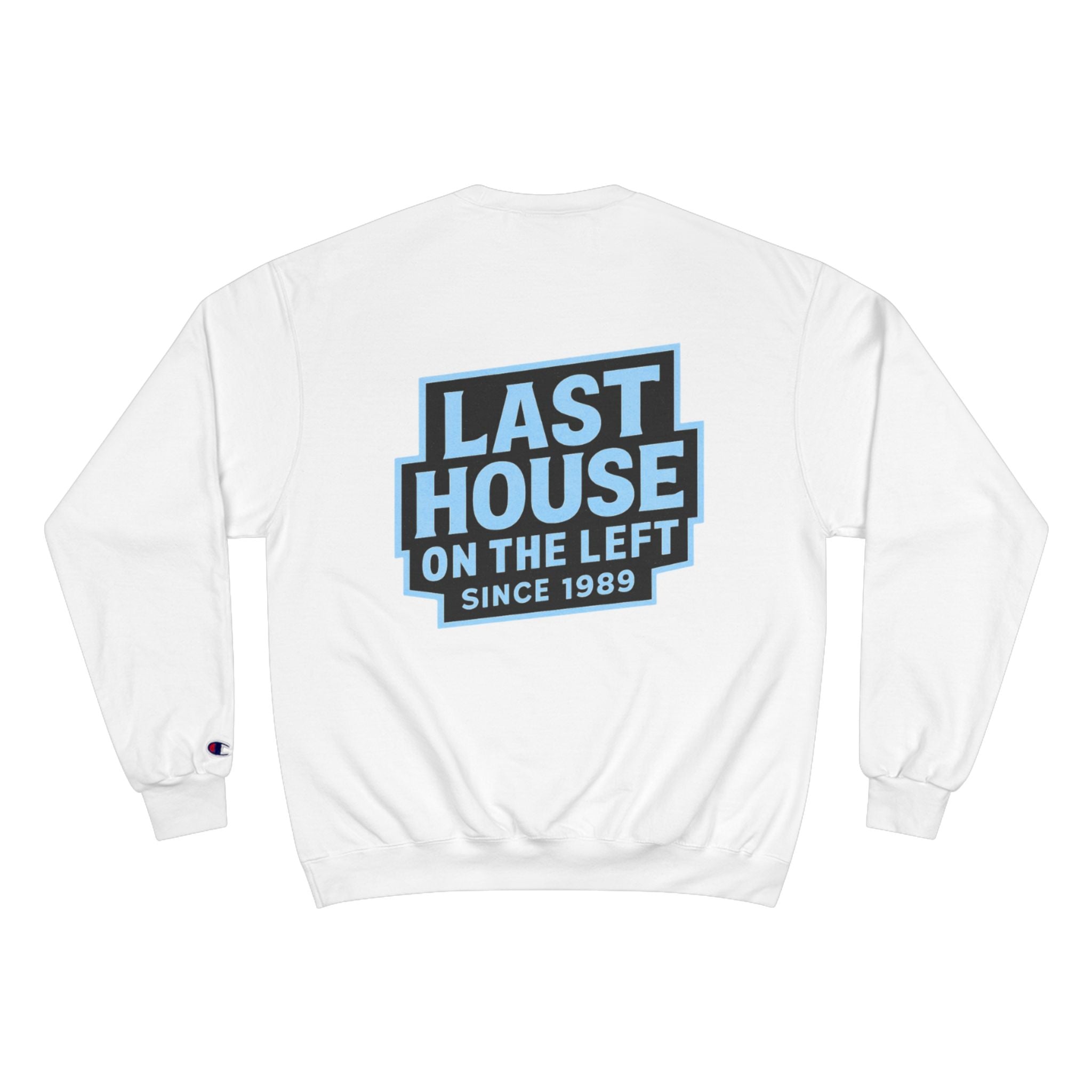 Shepherds House Logo Sweatshirt |Champion Last House On The Left Back Print