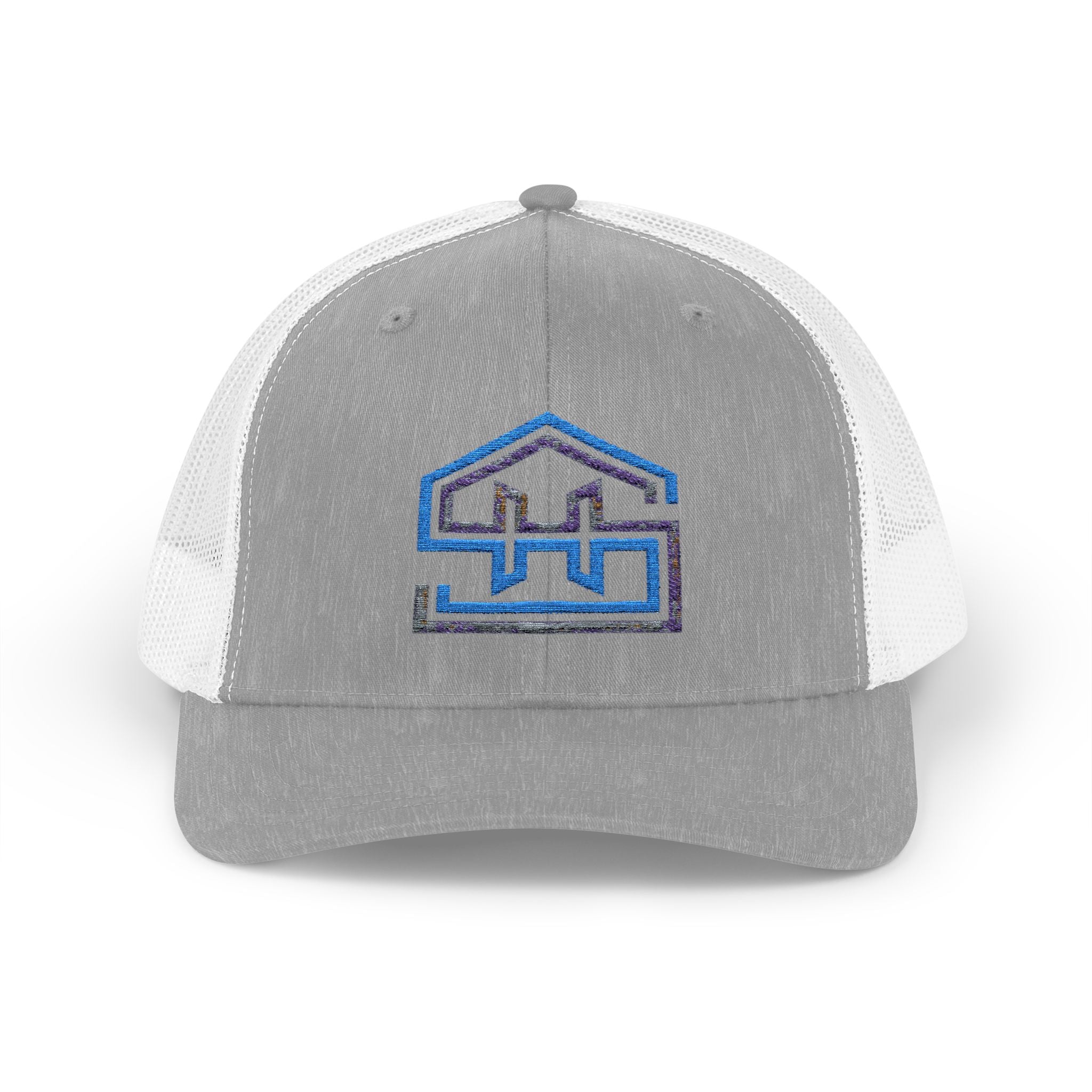 Geometric Monogram House Logo Cap | Snapback Trucker Cap