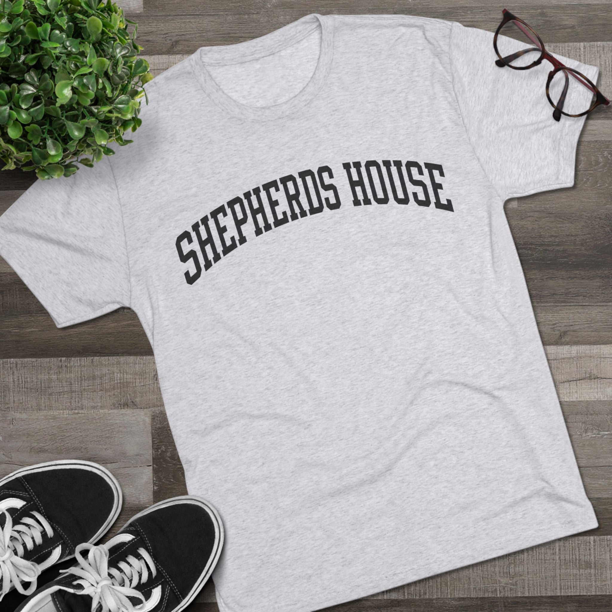 Homesafe Roofing Logo T-Shirt — Small Back Logo Crew Tee