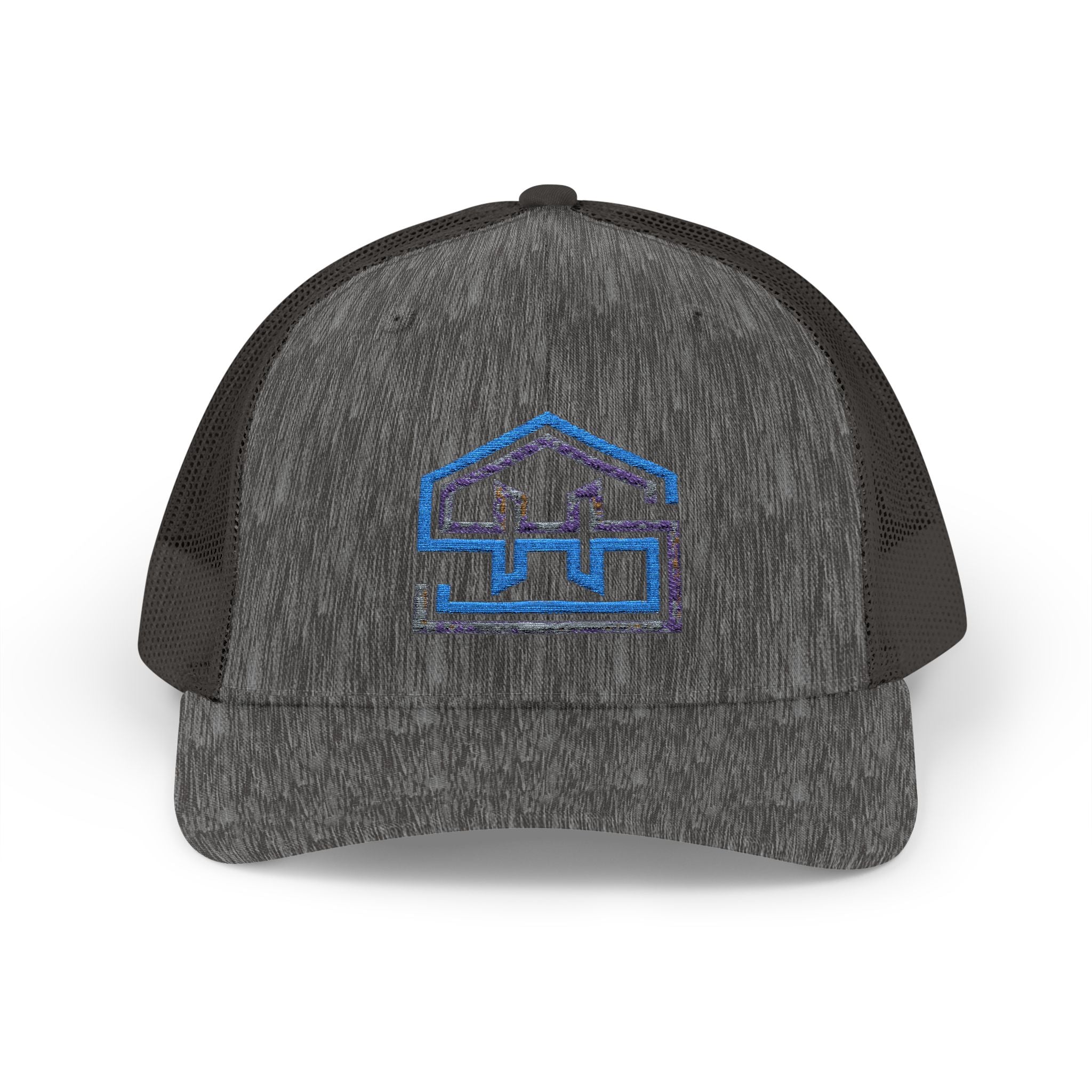 Geometric Monogram House Logo Cap | Snapback Trucker Cap