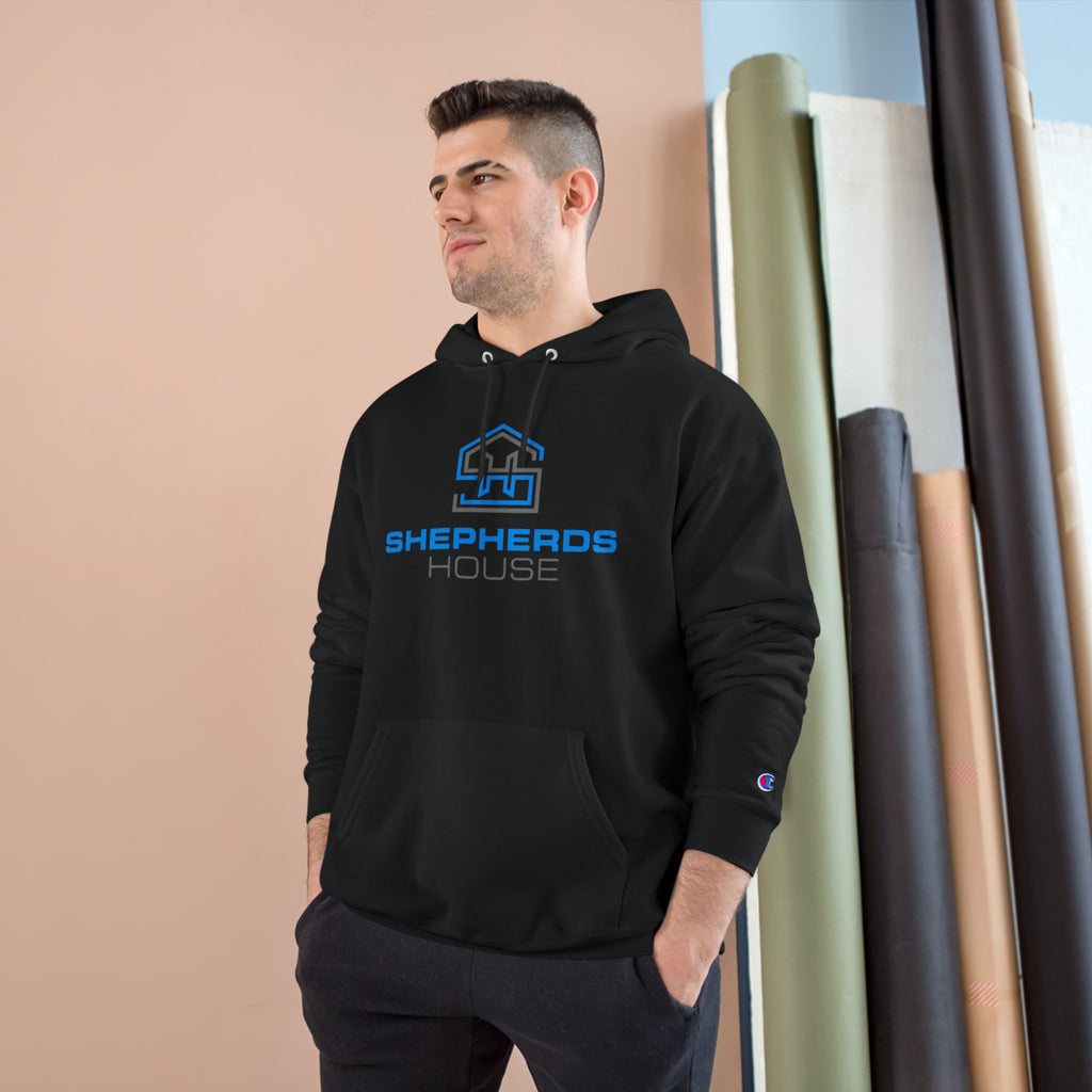 Shepherds House Logo Hoodie | Champion Blood In Blood Out Graphic Hoodie