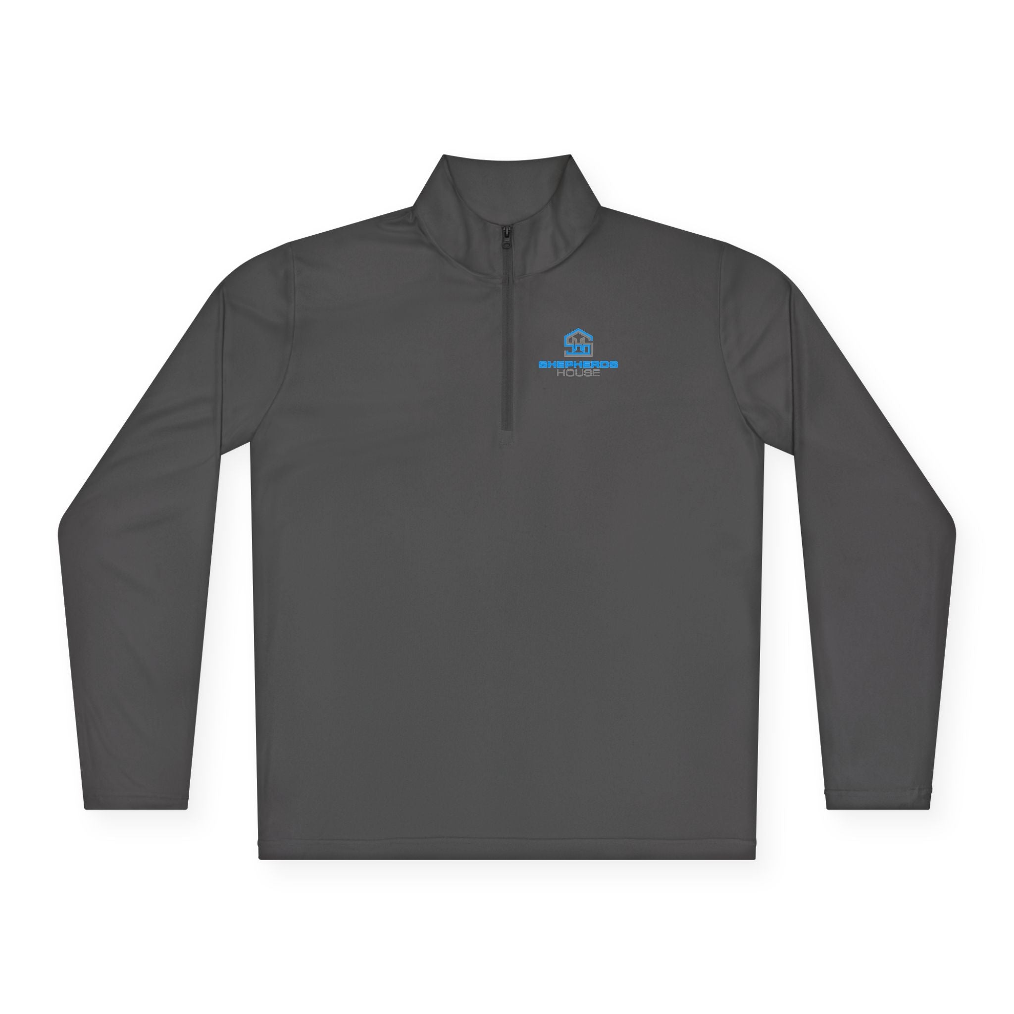 Blue Real Estate Logo Quarter-Zip Pullover | Realtor Office Wear