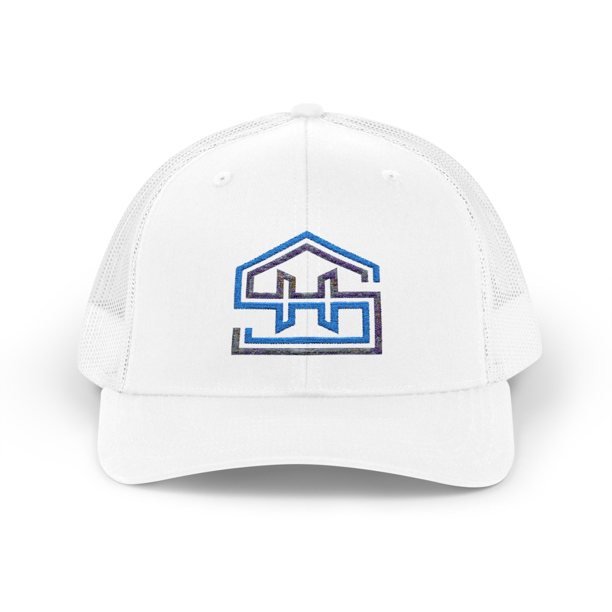 Geometric Monogram House Logo Cap | Snapback Trucker Cap
